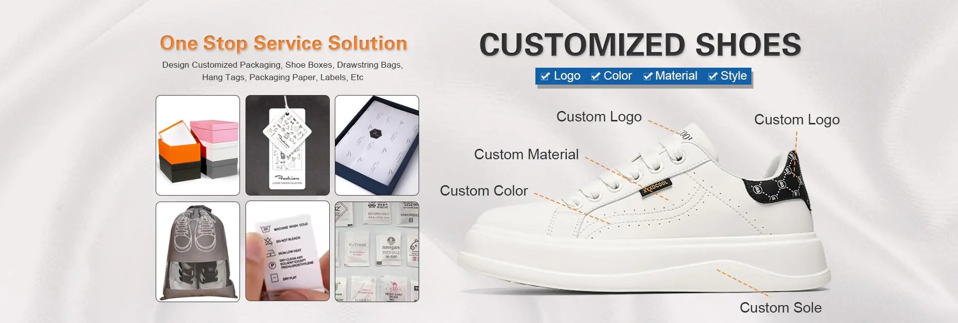 Quality control inspection for sports shoes and sneakers manufacturing