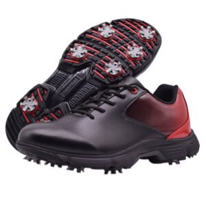 custom golf shoes waterproof spiked
