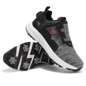 waterproof golf shoes knob lace