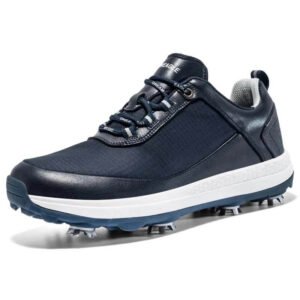 spiked golf shoes for men waterproof
