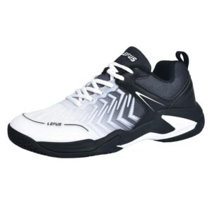 Carbon plate pickleball shoes - side view with shock absorbing mesh upper for tennis and pickleball
