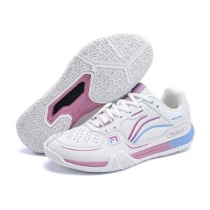 Professional court shoes for badminton and pickleball - side view with non-marking sole