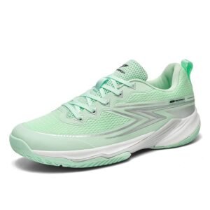 High arch support pickleball shoes side view with cushioned insole design for comfort