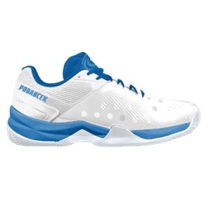 Men's padel court shoes side view with non-marking rubber outsole
