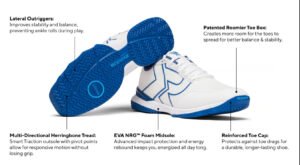 Custom pickleball shoe design and development