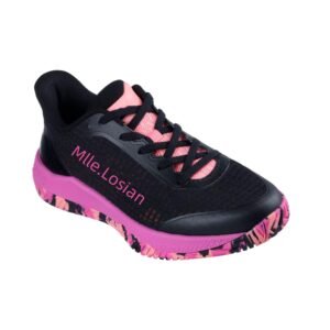 Wide fit pickleball shoes side view with extra toe box room for comfort